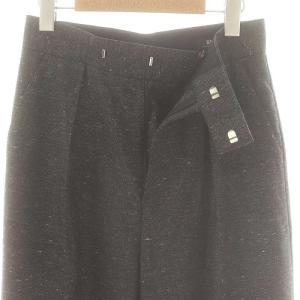 JOURNAL STANDARD L'ESSAGE 23AW Italian Nepオックスパンツ ネップ ワイド ウール 36 黒 マルチカラー /MI