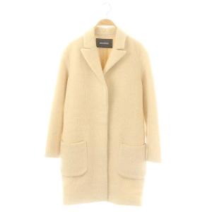 アルパカ ウール コート チェスター XS ベージュ /MI OS