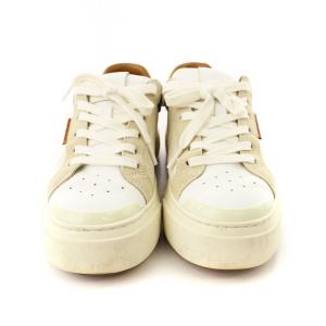 TORY BURCH LADYBUG SNEAKER スニーカー シューズ ローカット スエード 7 ベージュ 141752