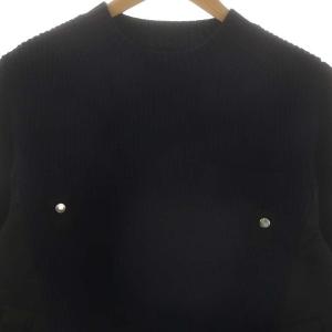 sacai SCM-031 22AW Wool Knit PulloveMA-1