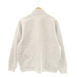 Supreme 24AW Half Zip Ash Grey スウェット 裏起毛 M ライトグレー