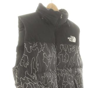 THE NORTH FACE ND92339 Novelty Nuptse Vest ダウンベスト フード収納 ナイロン XL ブラック