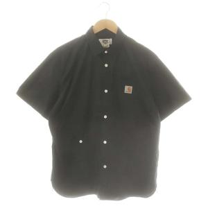 ×カーハート Carhartt AD2022 WK-B905 半袖 シャツ L ブラック /ES OS