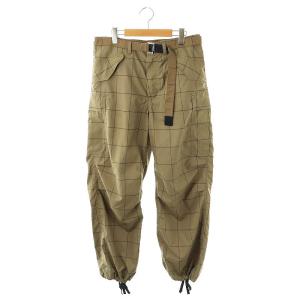 24AW Windowpane Pants 2 カーキ