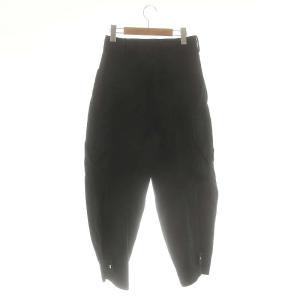 BOTTEGA VENETA コットンツイル カーゴパンツ 36 ブラック