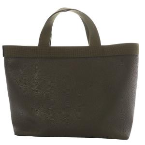 Hervé Chapelier 704GP コーテッドキャンバススクエアトートB5 M ムース×ムース