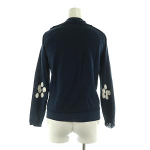 mina perhonen masmelos アンサンブルニット カーディガン カットソー 長袖 コットン ネイビー /MY OS