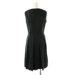 miumiu ノースリーブ ワンピース 40 黒 /MI OS