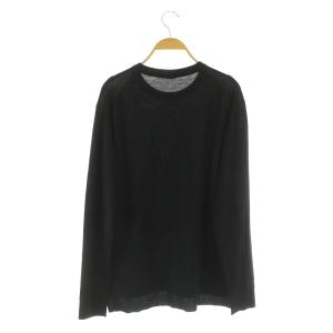 MUSE de Deuxieme Classe FF30 クルーネック オーバープルオーバー ニット セーター 長袖 オーバーサイズ ブラック /MY