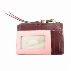 MARC by MARC JACOBS コインケース 小銭入れ カードケース レザー ピンク 茶 ブラウン /HO AA