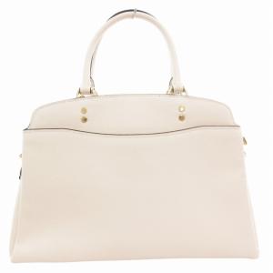 COACH 91493 リリーキャリーオール ハンドバッグ ショルダー 2WAY 斜め掛け ロゴ レザー 白 ホワイト