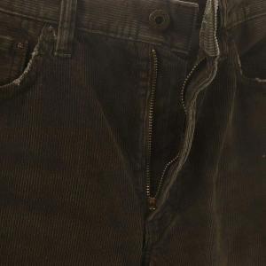 JOHNBULL MUSE de Deuxieme Classe取扱 24SS コーデュロイワイドパンツ ダメージ加工 ペイント加工