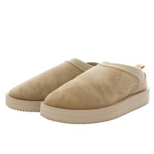 SUICOKE Deuxieme Classe取扱 ムートン sabots スリッポン スエード 24cm ベージュ /YO17