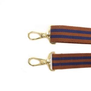 L'Appartement ボーダーベルト ショルダー ストラップ 茶 ブラウン 紺 ネイビー 20090560109910 /SB