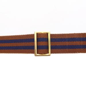 L'Appartement ボーダーベルト ショルダー ストラップ 茶 ブラウン 紺 ネイビー 20090560109910 /SB