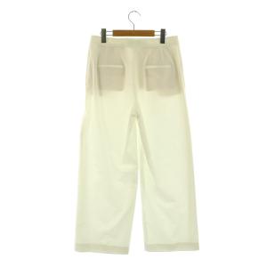 TOMORROWLAND collection 24SS ドライツイル セミワイドパンツ ハイウエスト 38 ホワイト /MY OS