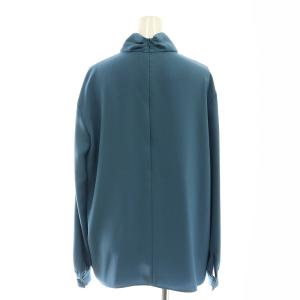 theory luxe 23AW MARVINE SANDY ロングスリーブ ブラウス 長袖 040 ブルーグレー /ES OS