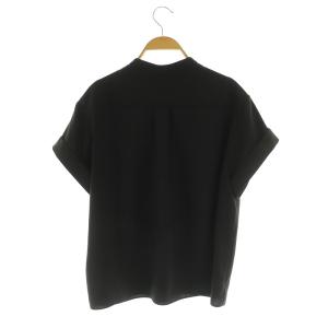 Theory 24SS PRIME GGT SS STAND CLR SHIRT ショートスリーブ ブラウス バンドカラー