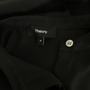 Theory 24SS PRIME GGT SS STAND CLR SHIRT ショートスリーブ ブラウス バンドカラー