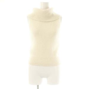 24AW フォックスアルパカノースリタートルプルオーバー ニット セーター F アイボリー /DO OS