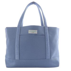 FEILER ラブラリーバイフェイラー 25SS オールドテディ ワッペントートバッグ ハンドバッグ ブルー L/OTE-223025