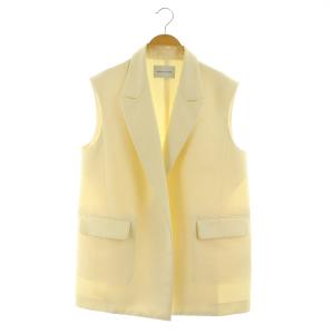 22SS リサイクルポリエステルジレ ベスト F アイボリー /MY OS