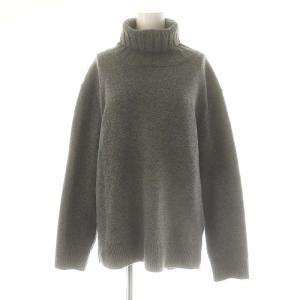JADE タートルネック プルオーバー ニット セーター ウール カシミヤ混 グレー /MI OS