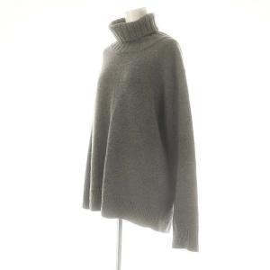 MUSE de Deuxieme Classe JADE タートルネック プルオーバー ニット セーター ウール カシミヤ混 グレー /MI OS