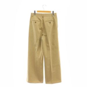 IENA 24AW センタープレス チノパンツ タック 40 茶 ブラウン /AT OS