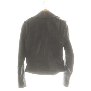 Theory ダブル レザー ライダースジャケット ブルゾン 羊革 S ブラック /ES OS