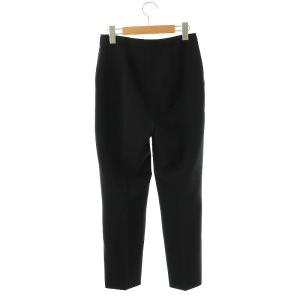 FOXEY NEW YORK Equitation パンツ ストレート 38 ブラック 40558 /HK OS