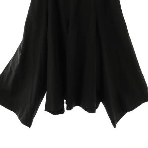 COMME des GARCONS 23SS サマーウールワイドデザインパンツ S ブラック GK-P023