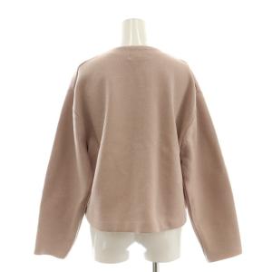 Apuweiser-riche 24SS パール釦キラキラニットジャケット ノーカラー ラメ 2 ピンク /AT OS