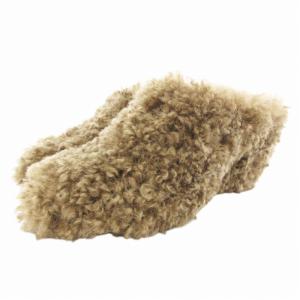 ×ビューティフル シューズ BEAUTIFUL SHOES FAUX SHEARLING WEDGE PUMPS