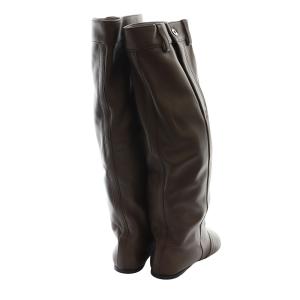 LOEWE TOY ロングブーツ 38 ブラウン L814285X52