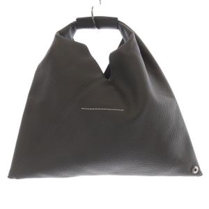 Maison Margiela MM6 レザー ジャパニーズバッグ グレー SB6WD0013