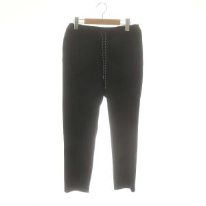 テーパード イージーパンツ M 黒 ブラック /AT OS