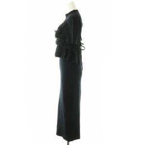 Lily Brown LilyBrown 24AW ビスチェセットニットワンピース F 黒 /MI OS