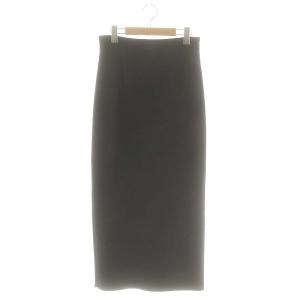 24SS maison tight skirt タイトスカート ロング 38 ブラック /DF OS