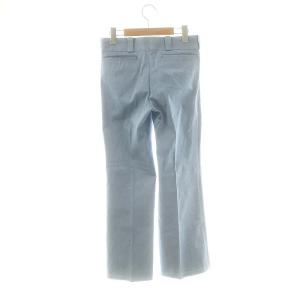 JUNYA WATANABE Comme des Garcons スリット フレアパンツ カットオフ XS 青 ブルー /AT OS