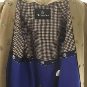 Aquascutum ラグランスリーブ ウールライナー付きトレンチコート 8 ベージュ