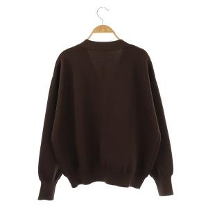 L'Appartement 23AW Knit Vneck Cardigan ブラウン
