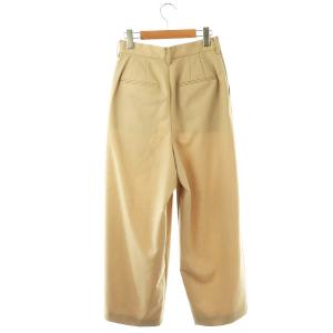 Plage 24AW THREE TUCK ワイド パンツ 36 S ベージュ /SY OS