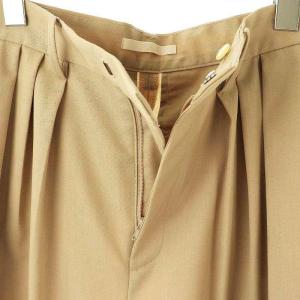 Plage 24AW THREE TUCK ワイド パンツ 36 S ベージュ /SY OS