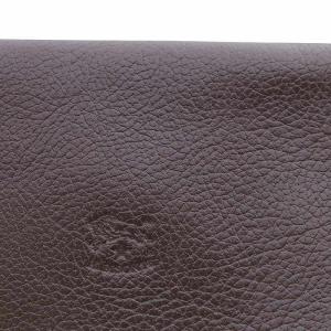 IL BISONTE 長財布 お札入れ フラップ 二つ折り レザー こげ茶 /YO20
