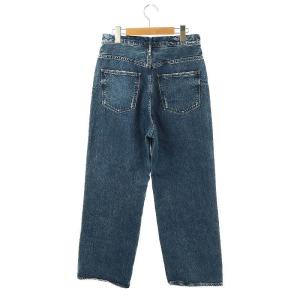 upper hights THE NIECE LAKE デニムワイドパンツ ジーンズ 25 ブルー /DF OS