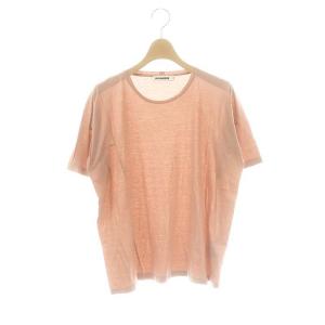 コットン Tシャツ カットソー 半袖 S ピンク /AT OS