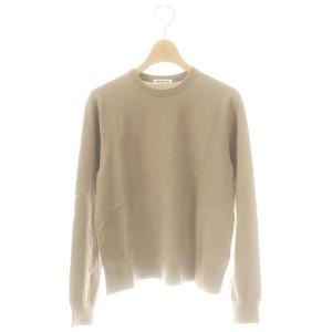 23AW Stretch Wool クルーネックプルオーバー ニット セーター ウール ベージュ /MI