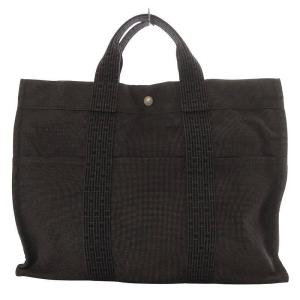 エールラインMM トートバッグ ハンドバッグ キャンバス 南京錠付き グレー /YO10 OH