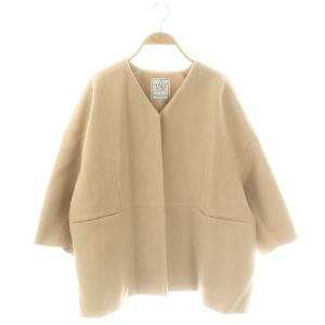 21AW ミディアム コクーンコート ウール XS ベージュ